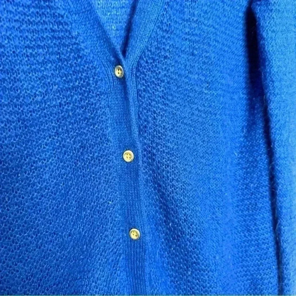 Cardigan Knit  Blue Size Medium - Picture 5 of 16
